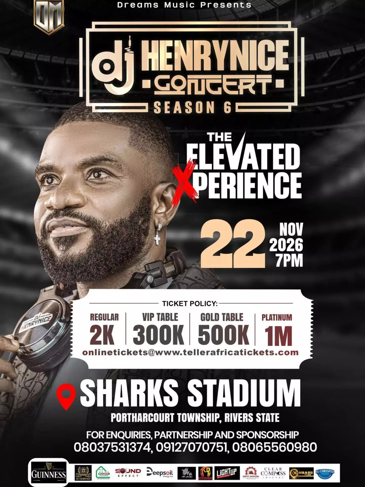 THE ELEVATED EXPERIENCE –  DJ HENRY NICE CONCERT SEASON 6