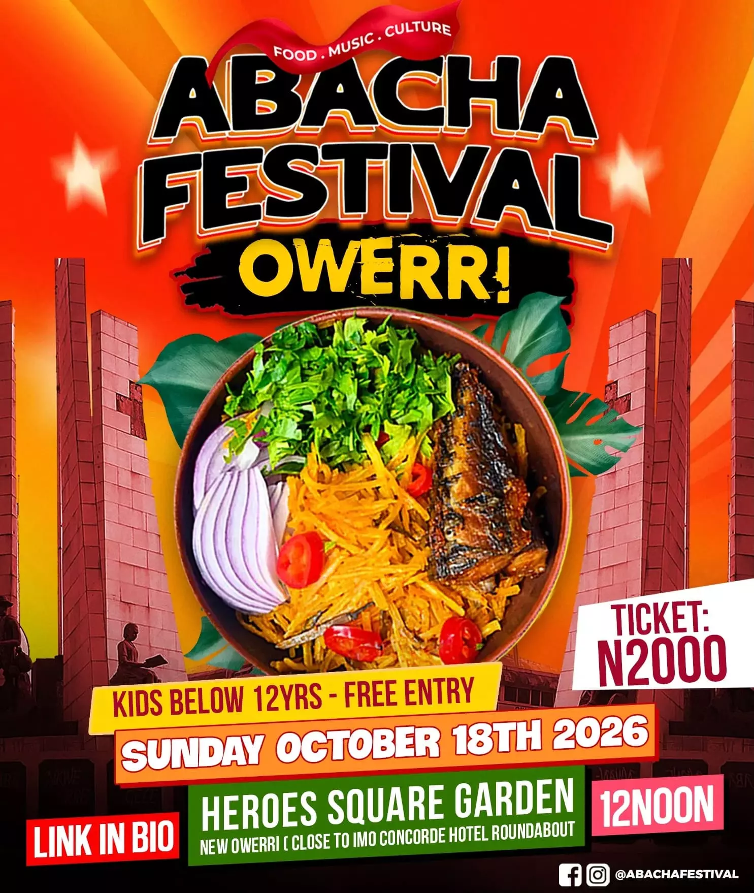 ABACHA FESTIVAL OWERRI – ABACHA FESTIVAL