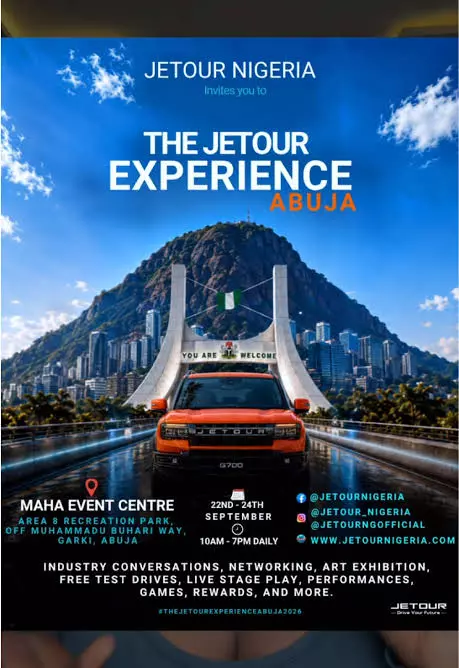 THE JETOUR EXPERIENCE ABUJA 2026 — JETOUR NIGERIA