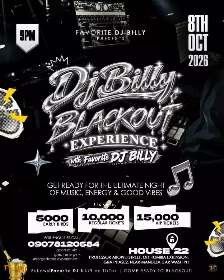DJ BILLY BLACKOUT EXPERIENCE