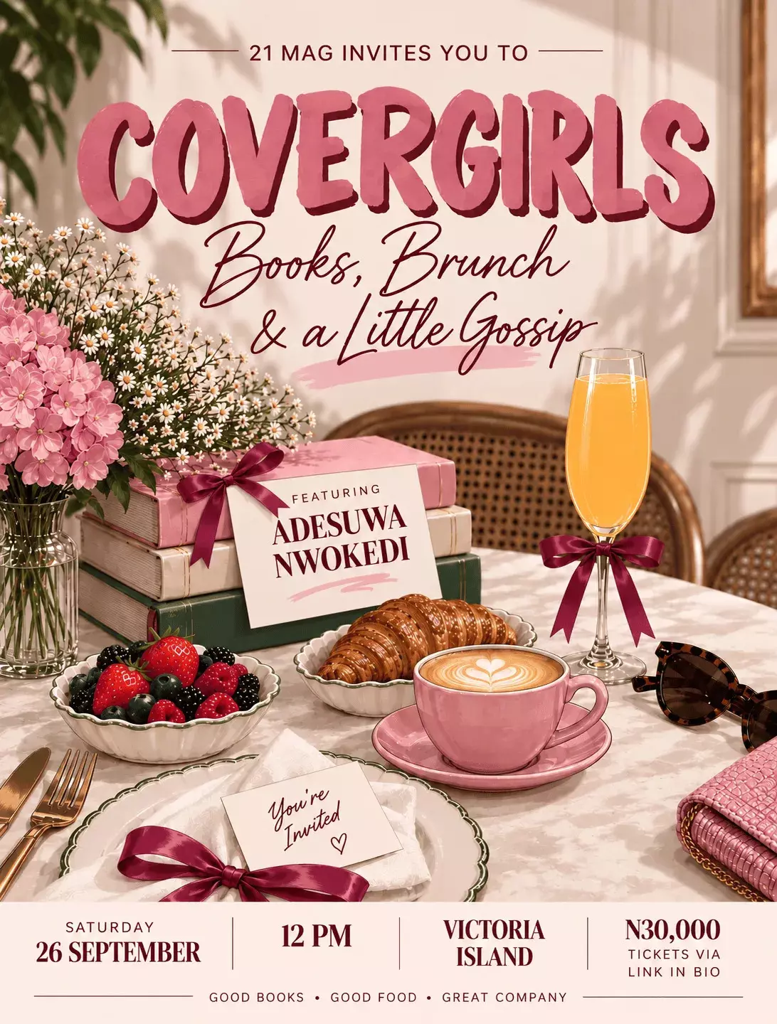 COVERGIRLS – BOOKS, BRUNCH & A LITTLE GOSSIP