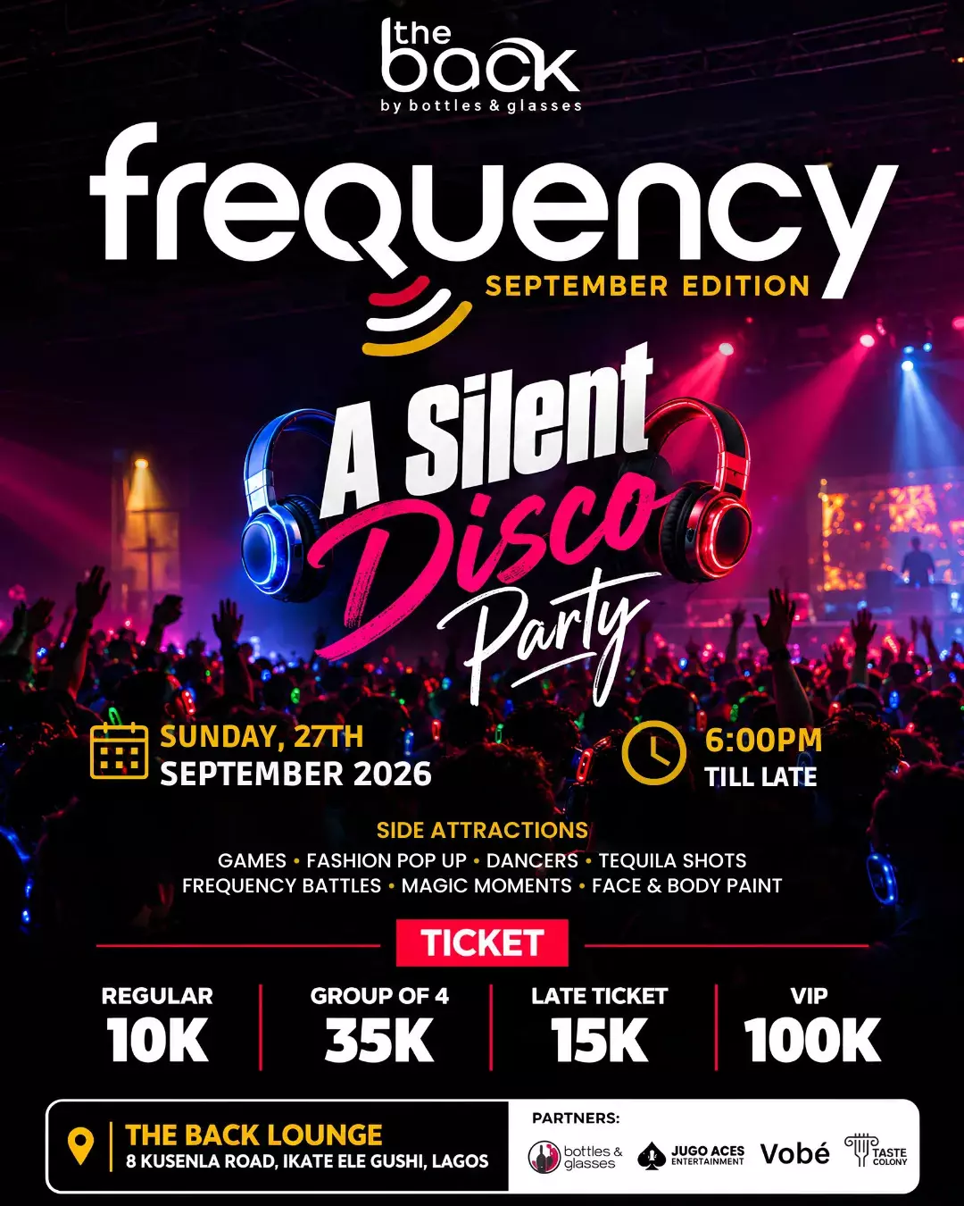 A SILENT DISCO PARTY- FREQUENCY, SEPTEMBER EDITION