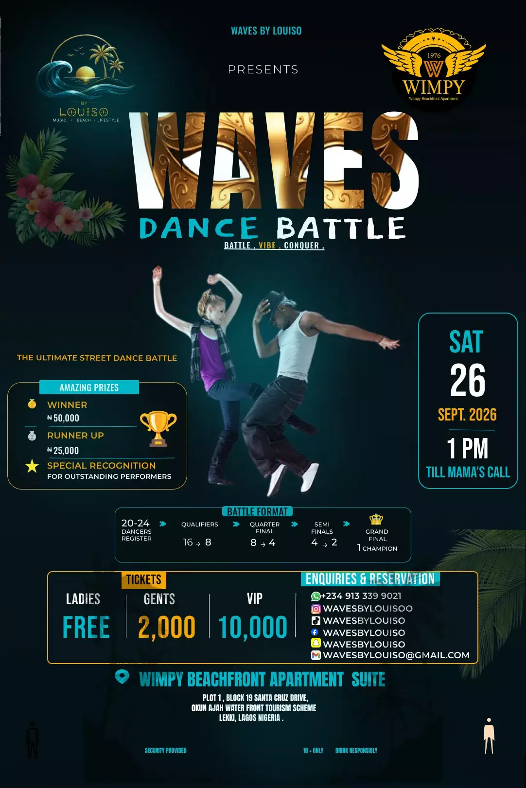 WAVES DANCE BATTLE BY LOUISOO