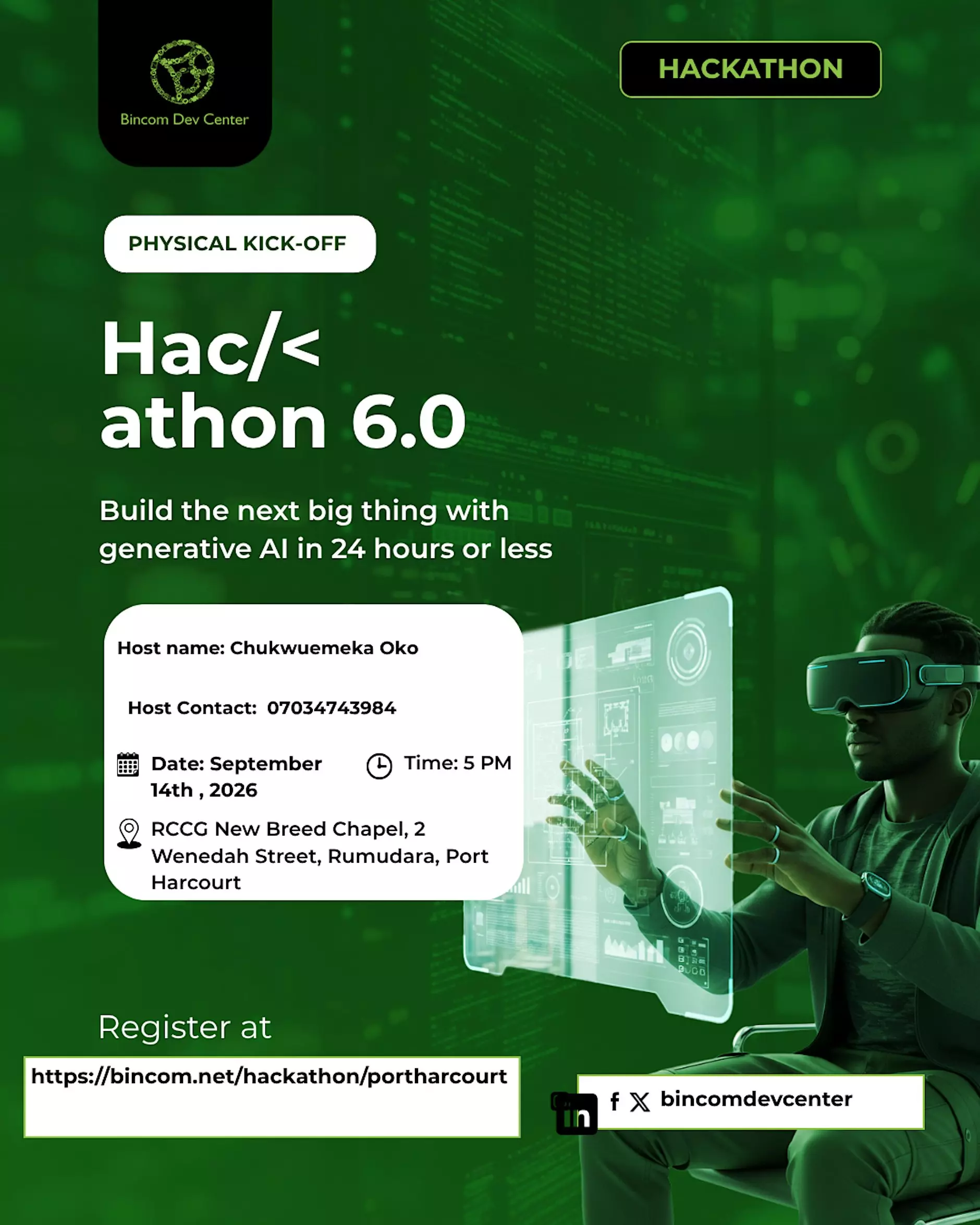 BINCOM HACKATHON 6.0