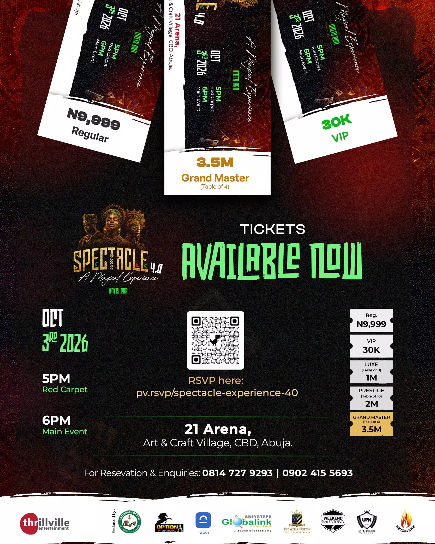 SPECTACLE 4.0 – A MAGICAL EXPERIENCE BY SPECTACLE EXPERIENCE