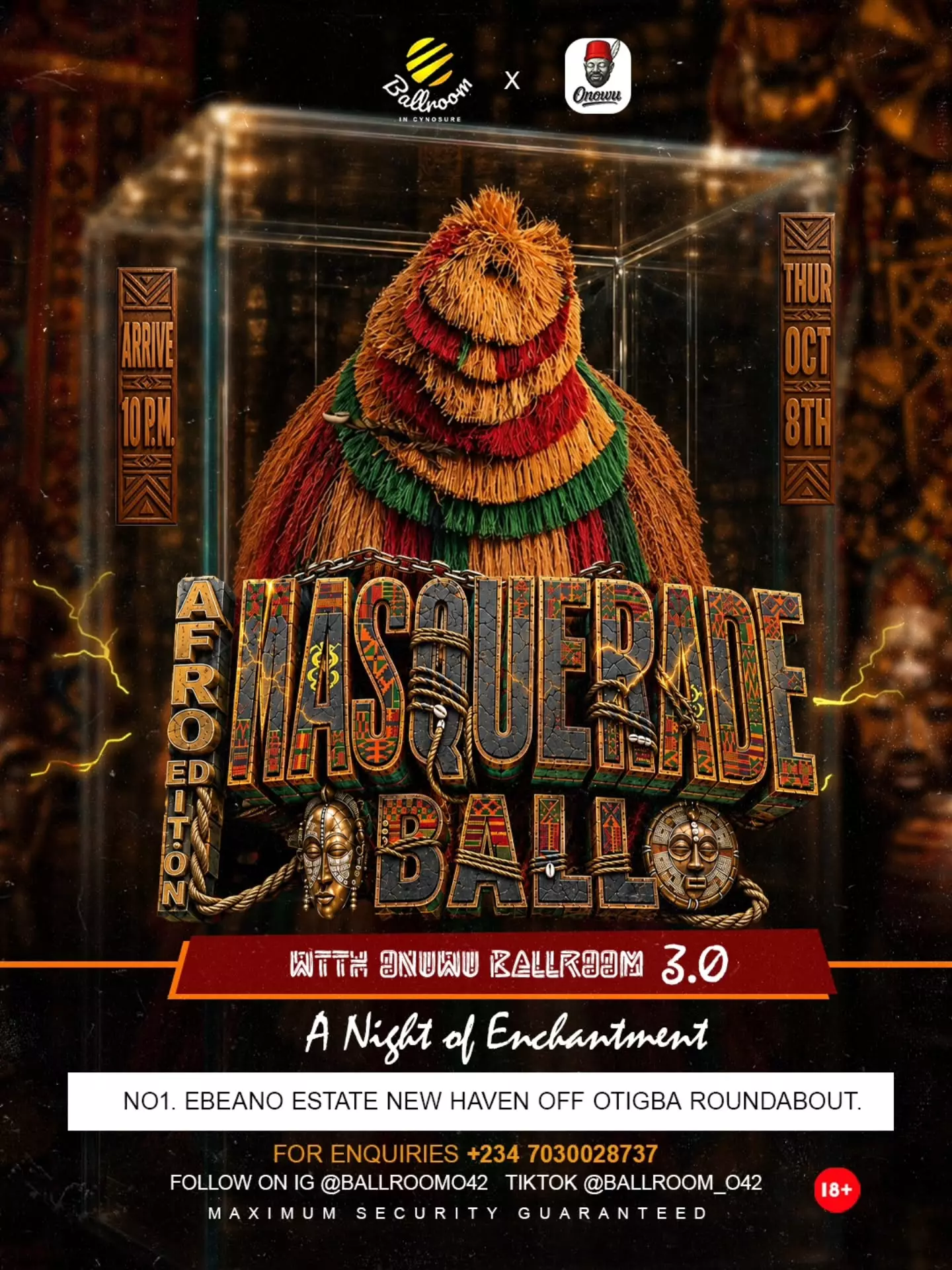 AFRO MASQUERADE BALL  — BALLROOM 3.0