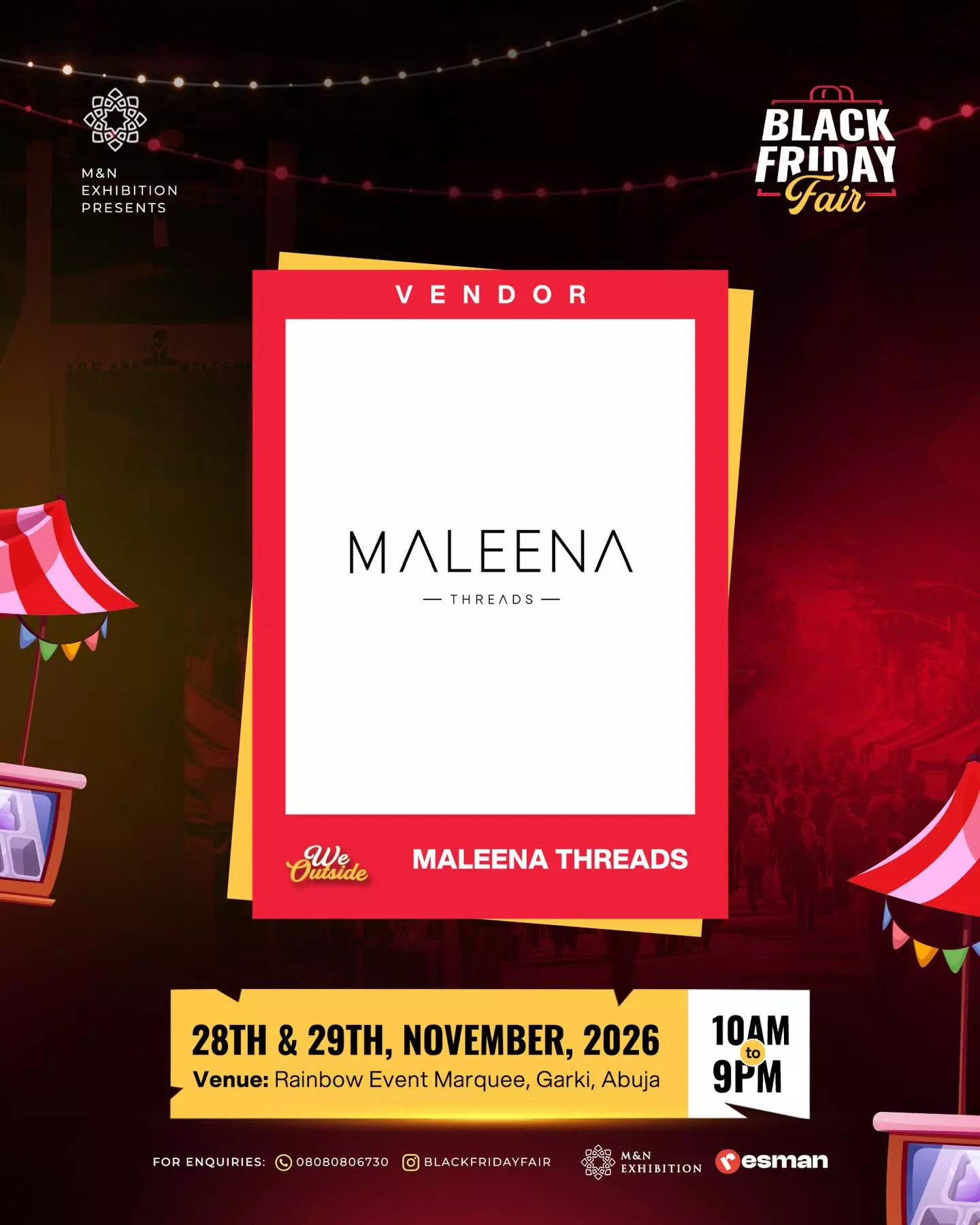 M&N EXHIBITION : BLACK FRIDAY FAIR