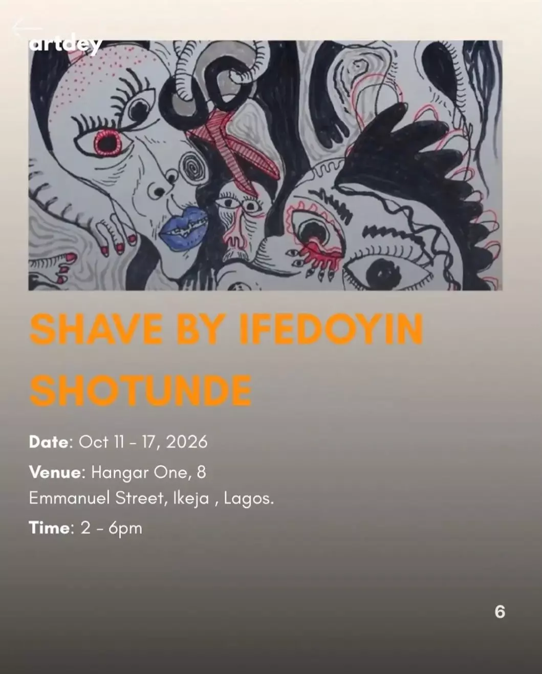 SHAVE BY IFEDOYIN SHOTUNDE — ARTDEY