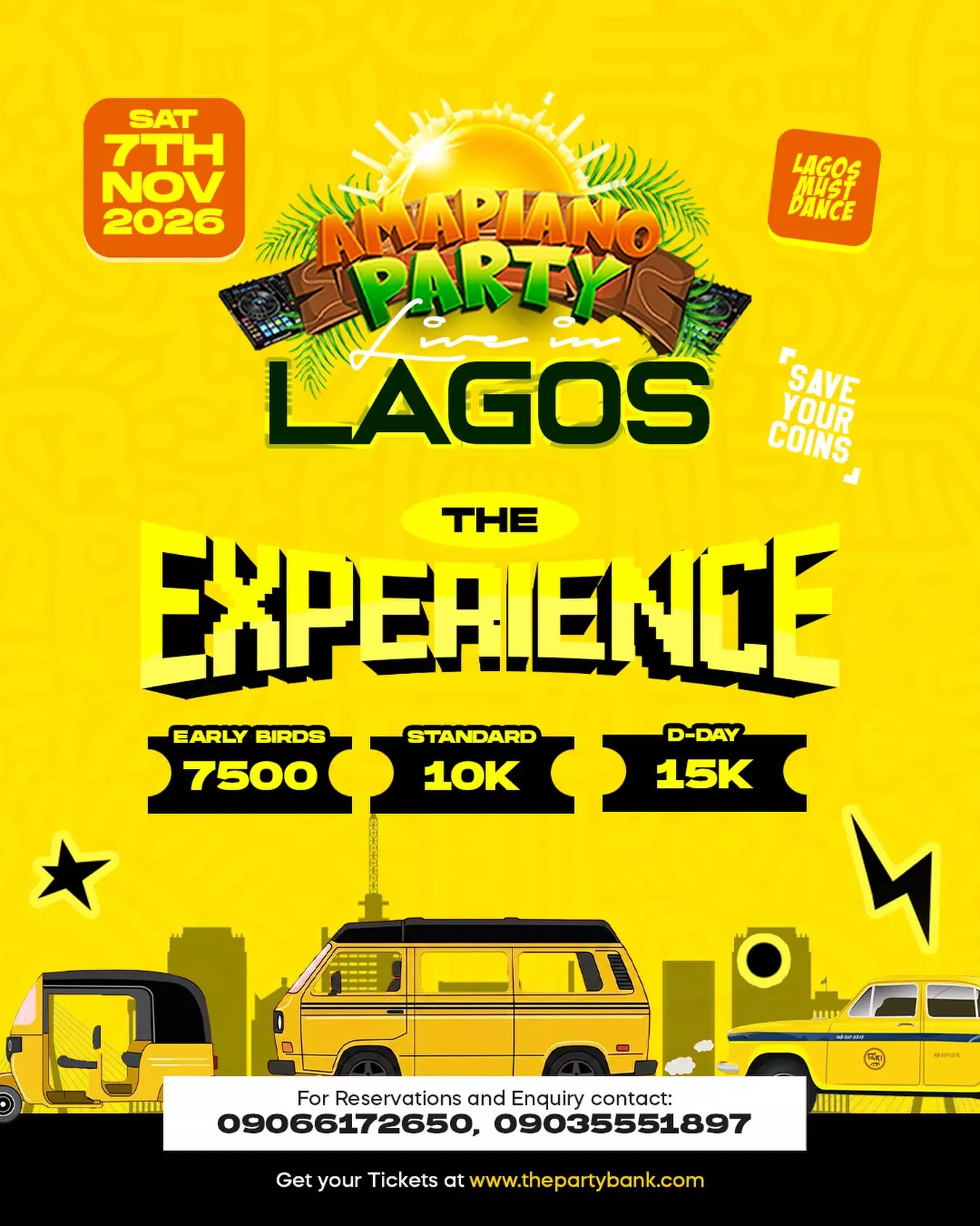 AMAPLANO PARTY — LAGOS: THE EXPERIENCE
