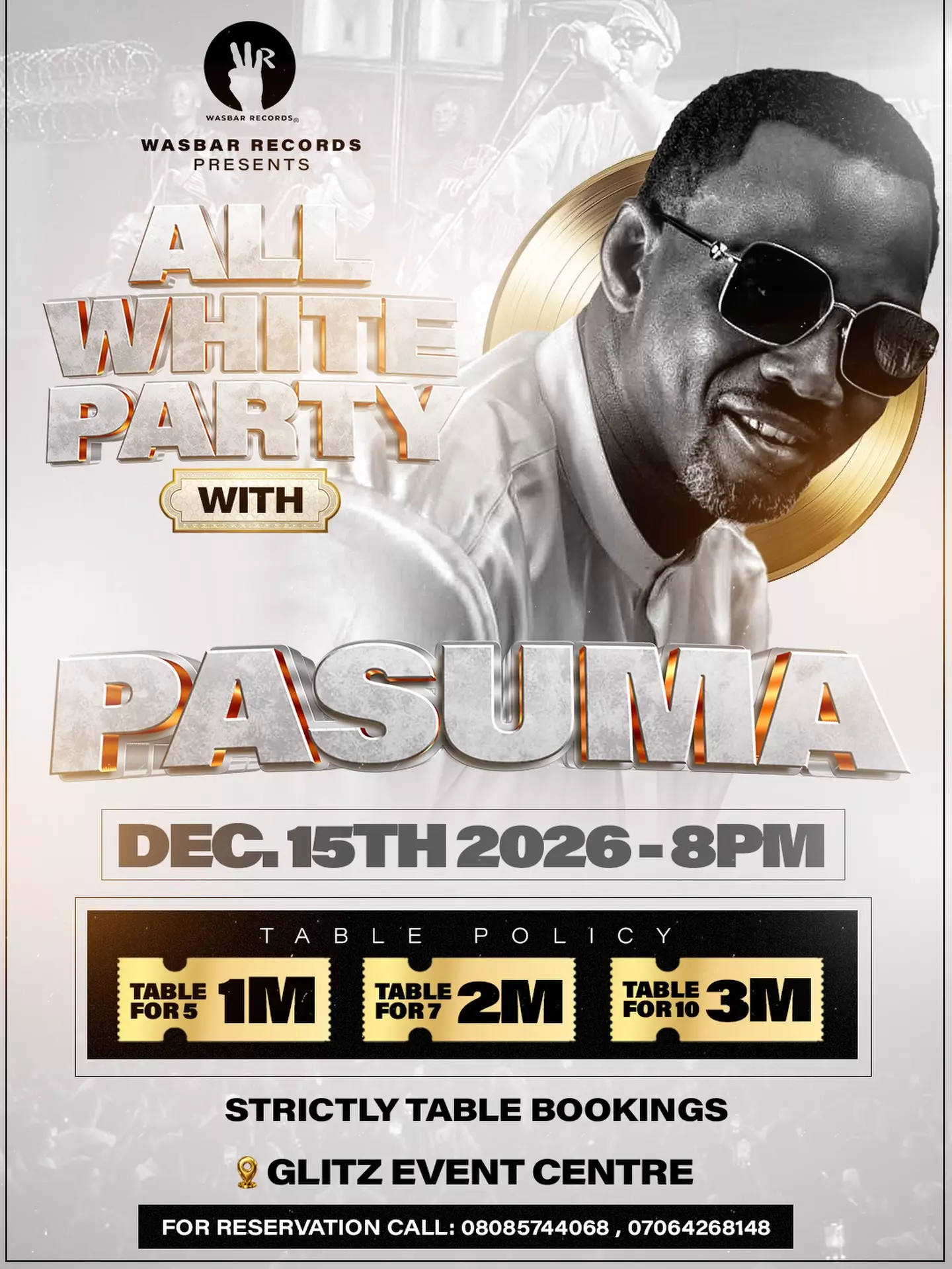 ALL WHITE PARTY WITH PASUMA