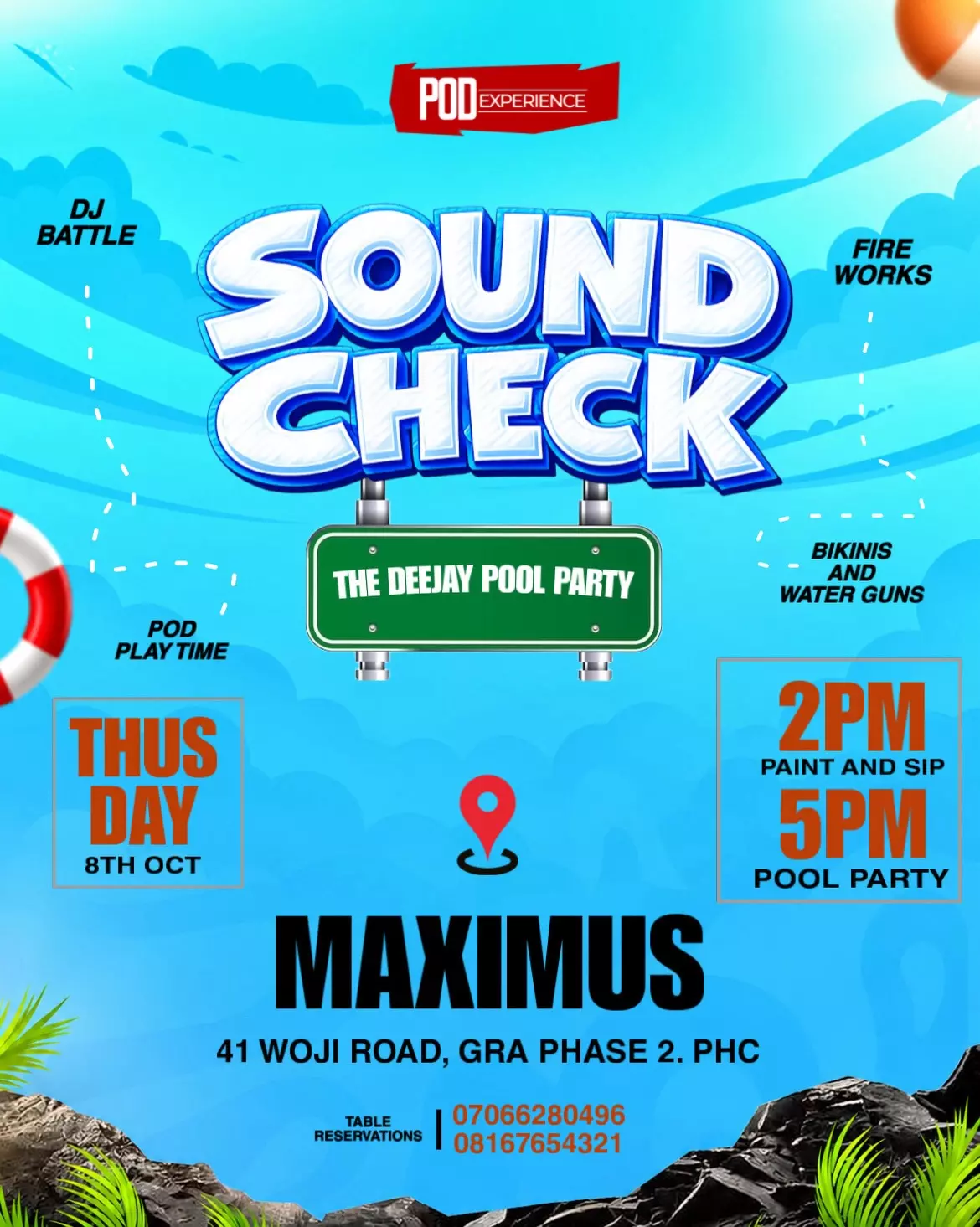 SOUND CHECK – THE DEEJAY POOL PARTY