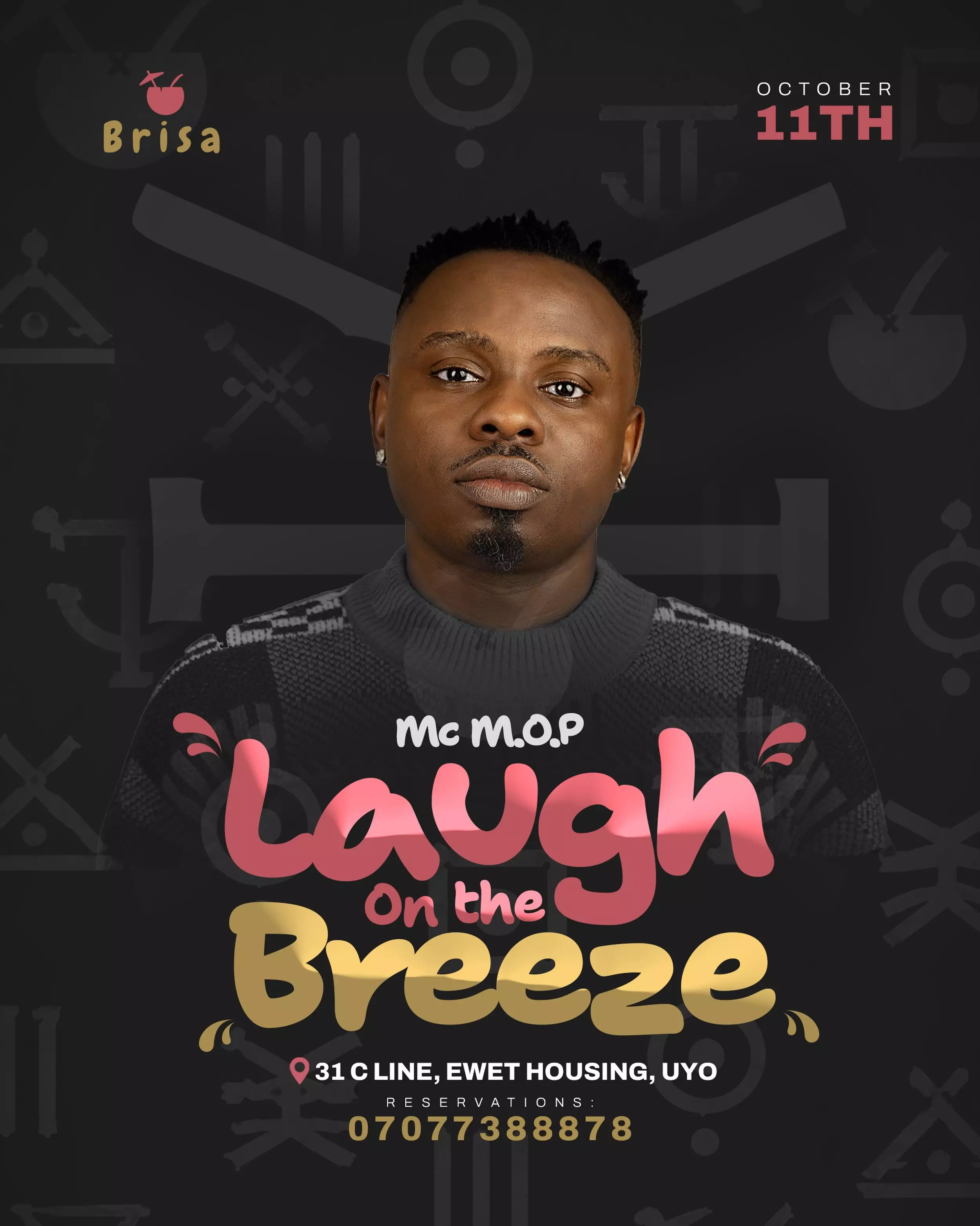 LAUGH ON THE BREEZE WITH MC M.O.P