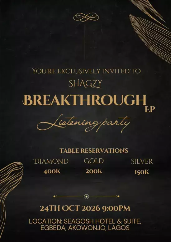 BREAKTHROUGH EP LISTENING PARTY