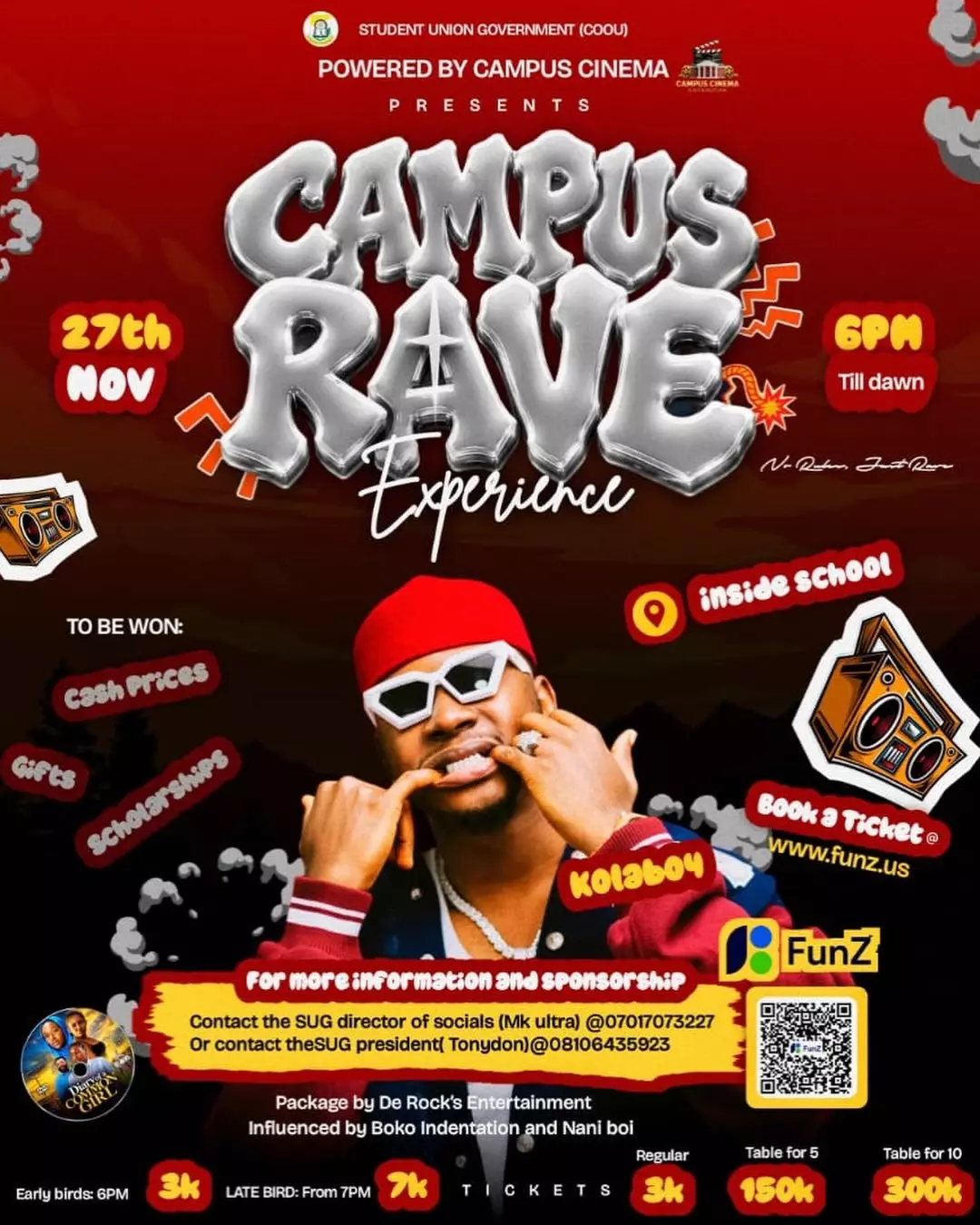 CAMPUS RAVE EXPERIENCE
