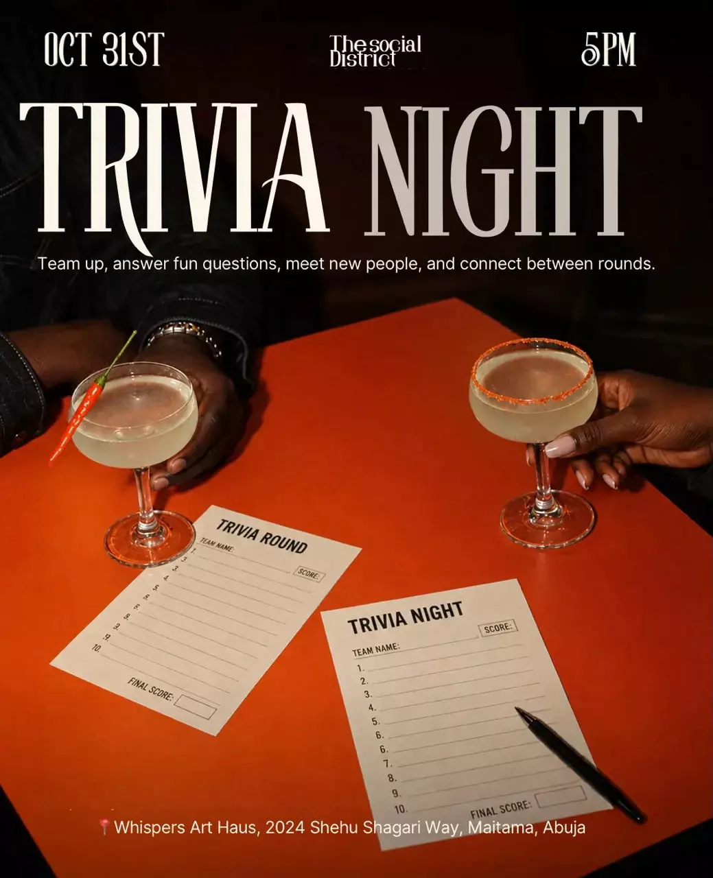 TRIVIA NIGHT — THE SOCIAL DISTRICT