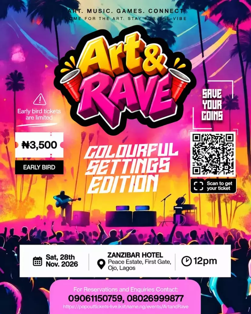 ART & RAVE: COLOURFUL SETTINGS EDITION
