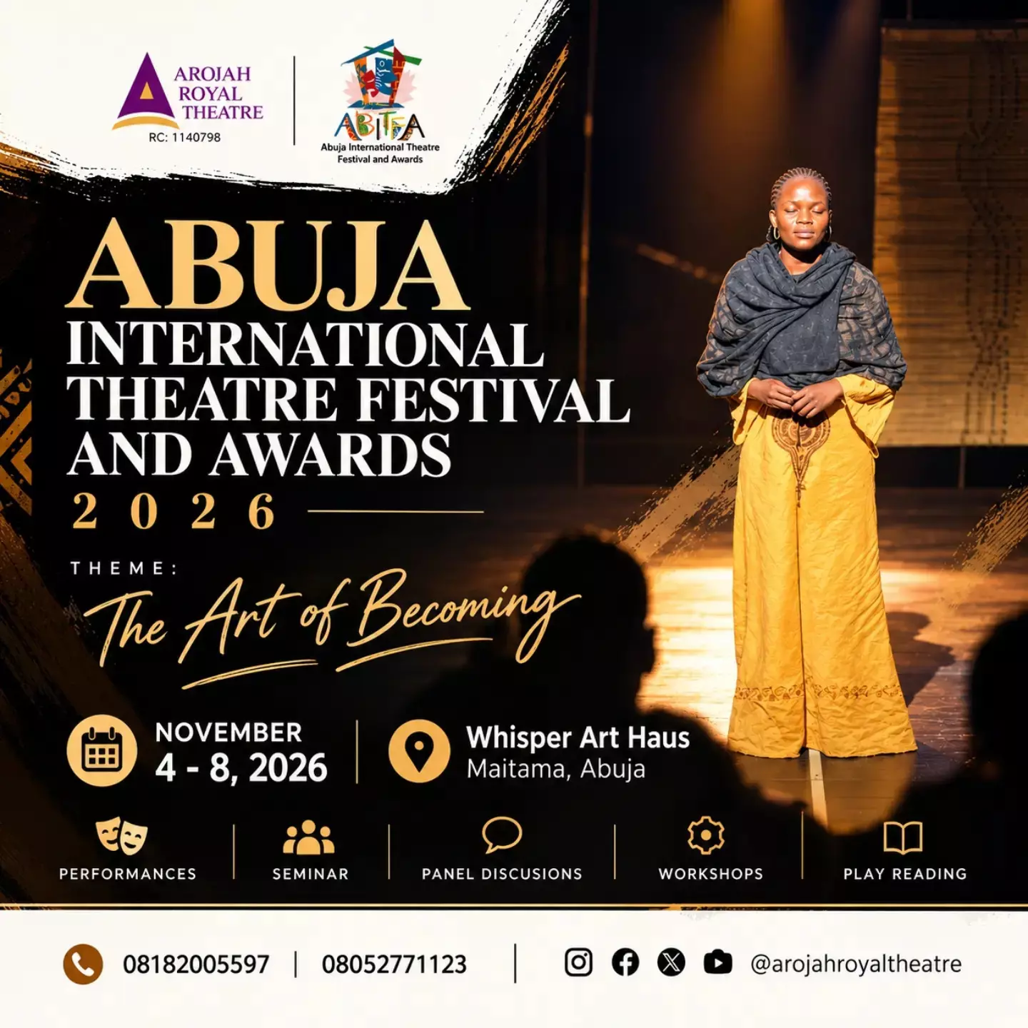 ABUJA INTERNATIONAL THEATRE FESTIVAL AND AWARDS (ABITFA) 2026
