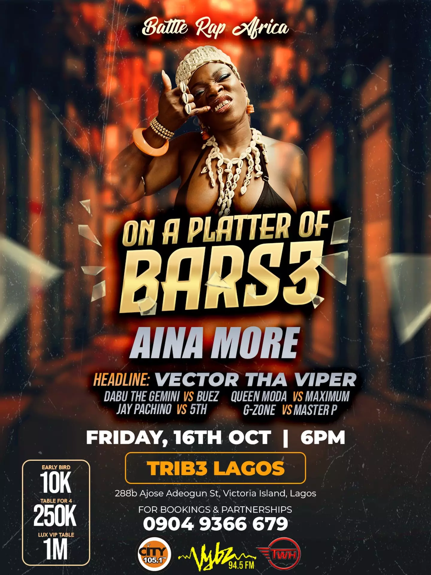 ON A PLATTER OF BARS 3 – AINA MORE