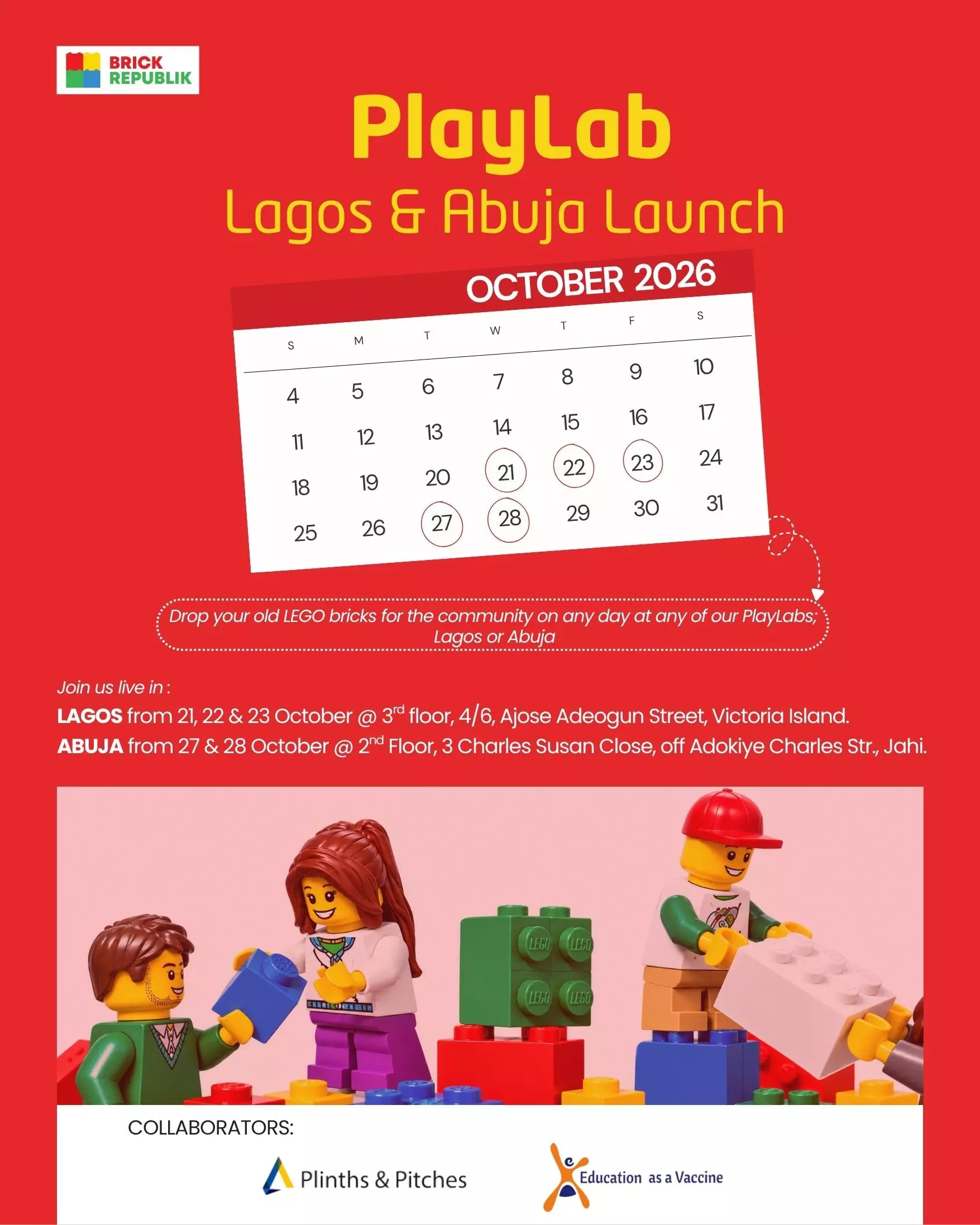 PLAYLAB LAGOS LAUNCH BY BRICK REPUBLIK