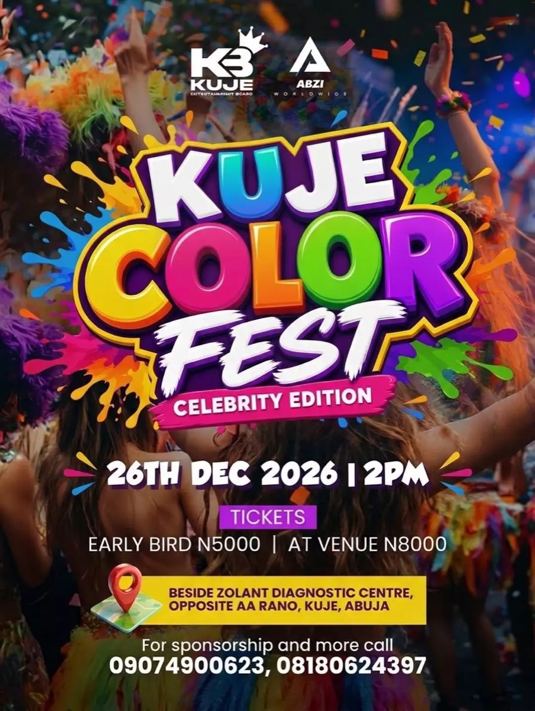 KUJE COLOR FEST – CELEBRITY EDITION 2026