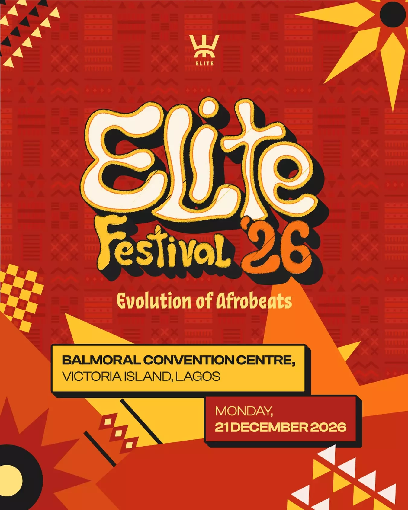 ELITE FESTIVAL 2026: EVOLUTION OF AFROBEATS