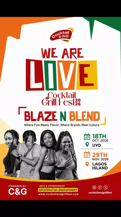 COCKTAIL & GRILL FEST 2026 — BLAZE N BLEND (UYO EDITION)
